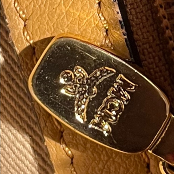 MCM Cognac Monogram Logo Bag - Picture 12 of 16